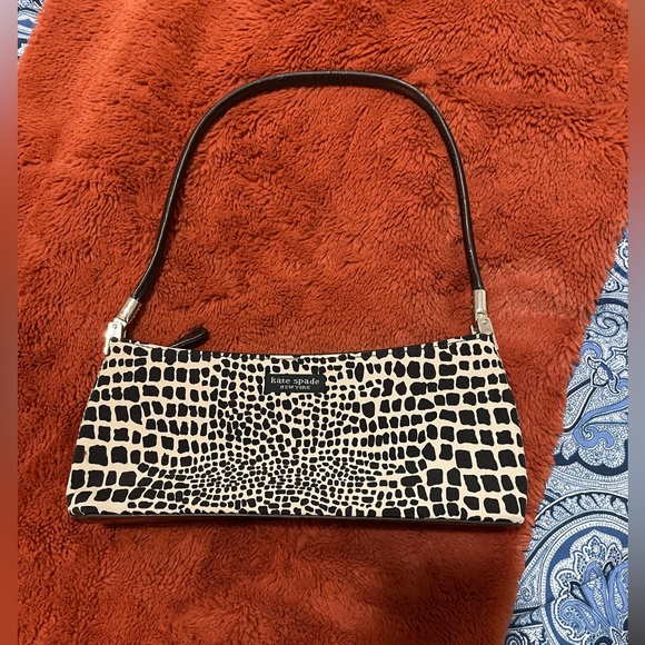 kate spade Handbags - Kate Spade Small Brownish/Black and Beige Bag